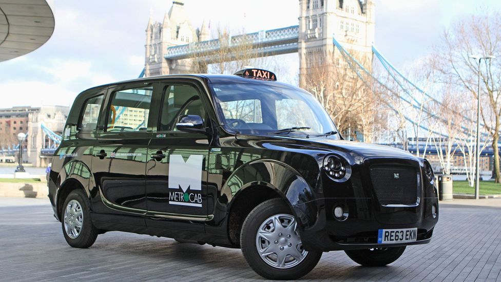 The release of the Metrocab, a battery-powered taxi capable of zero emissions, is one of the efforts to clean up the city’s transport (Credit: Metrocab)