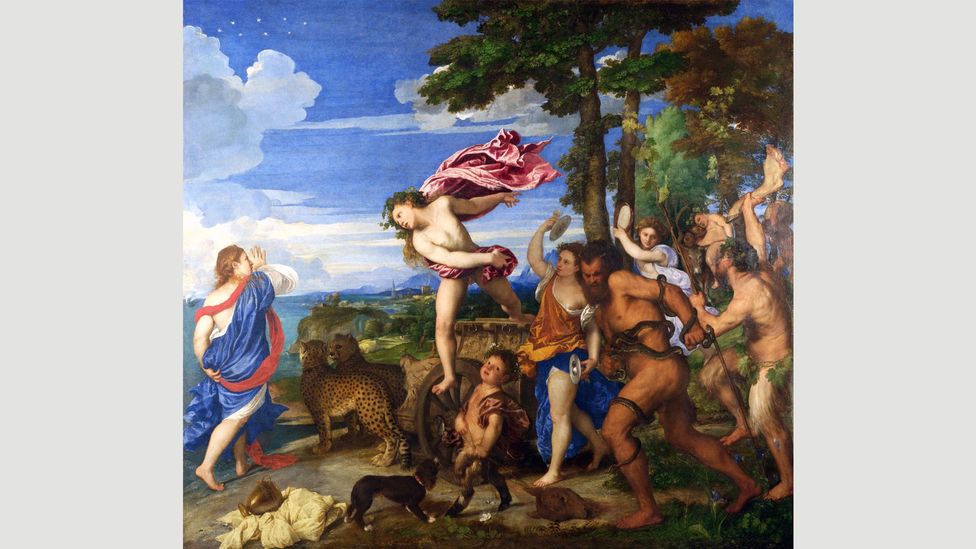Drink became an important subject in the Renaissance: Titian painted the god of intoxication in his Bacchus and Ariadne (Credit: Alamy) Drink became an important subject in the Renaissance: Titian painted the god of intoxication in his Bacchus and Ariadne (Credit: Alamy)