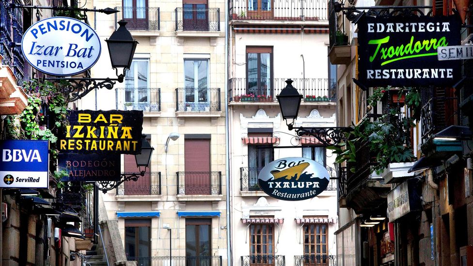 San Sebastian's Old Town is filled with restaurants – and tourists (Credit: ilpo musto/Alamy)