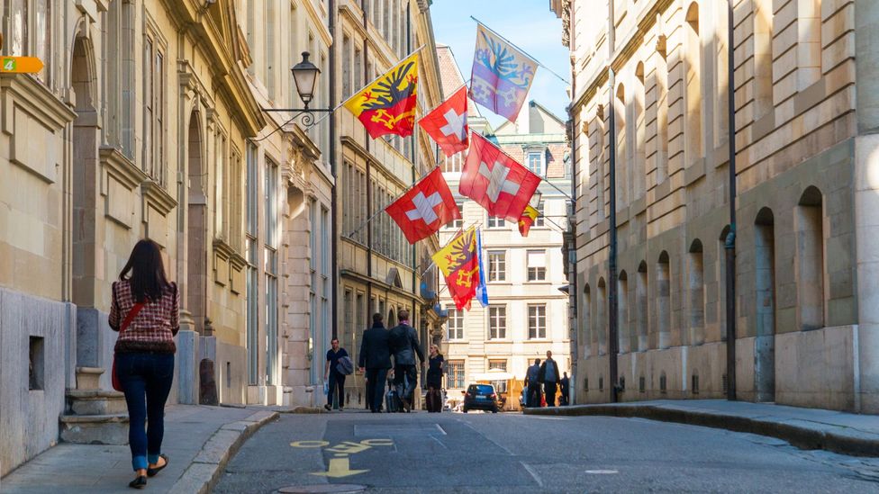 Wandering the streets of Geneva's Old Town (Credit: Michał Ludwiczak/Thinkstock) Wandering the streets of Geneva's Old Town (Credit: Michał Ludwiczak/Thinkstock)