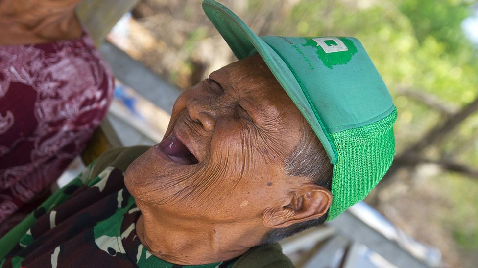 Despite hardships, Daeng Abu can often be seen in a joyous, toothless smile (Credit: Theodora Sutcliffe)