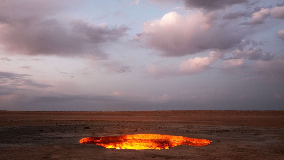A scientific mishap in the Karakum Desert ripped the ground wide open (Credit: Tim Whitby/Alamy)