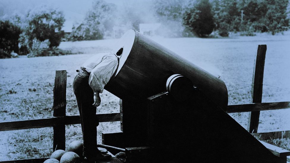 Buster Keaton in the 1927 film The General (Credit: cineclassico/Alamy Stock Photo)