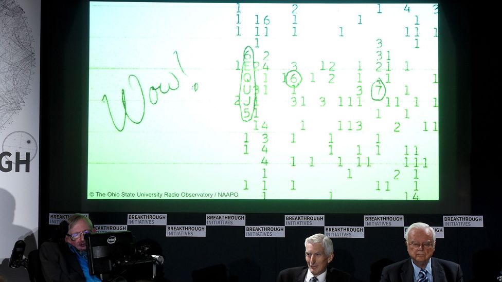 The Wow! signal was highly unusual, and it has never yet been explained nor has a similar signal ever been detected (Credit: Getty Images) The Wow! signal was highly unusual, and it has never yet been explained nor has a similar signal ever been detected (Credit: Getty Images)