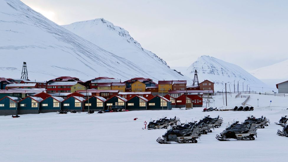The Norwegian town of Longyearbyen (Credit: Berit Roald/AFP/Getty)
