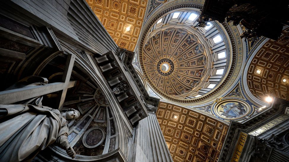 The dome of St Peter's Basilica at the Vatican (Credit: Filippo Monteforte/AFP/Getty)