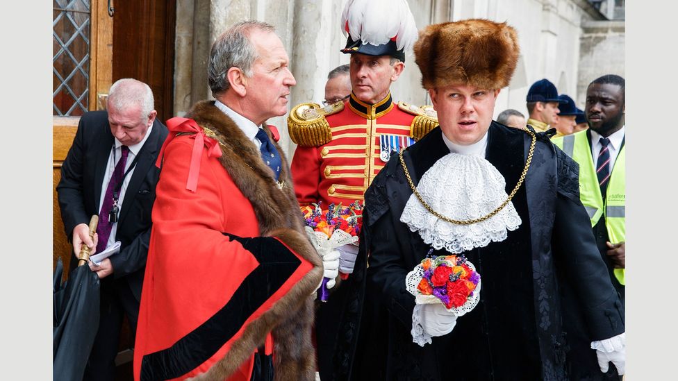 The election of Lord Mayor Alan Yarrow in 2014 (Credit: Martin Parr/Magnum Photos) The election of Lord Mayor Alan Yarrow in 2014 (Credit: Martin Parr/Magnum Photos)