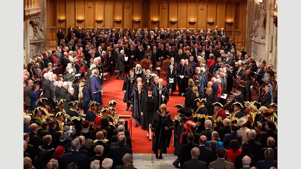 As its name suggests, the Silent Ceremony, shown here in 2014, is conducted almost completely in silence (Credit: Martin Parr/Magnum Photos) As its name suggests, the Silent Ceremony, shown here in 2014, is conducted almost completely in silence (Credit: Martin Parr/Magnum Photos)