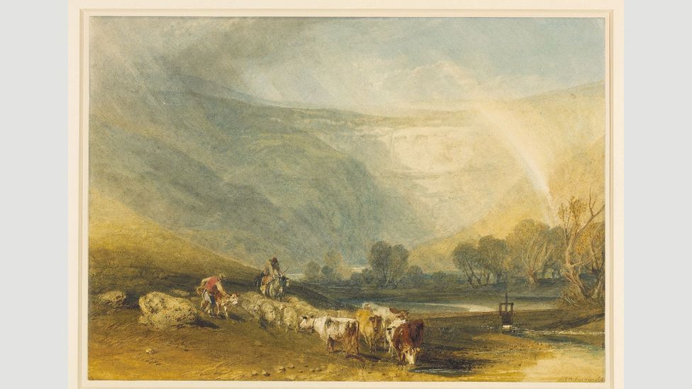 The British Museum’s 1810 watercolour Malham Cove, Yorkshire, by JMW Turner, in the Prints and Drawings collection (Credit: The Trustees of the British Museum) The British Museum’s 1810 watercolour Malham Cove, Yorkshire, by JMW Turner, in the Prints and Drawings collection (Credit: The Trustees of the British Museum)