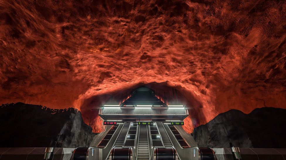 Solna Centrum Metro Station, Stockholm