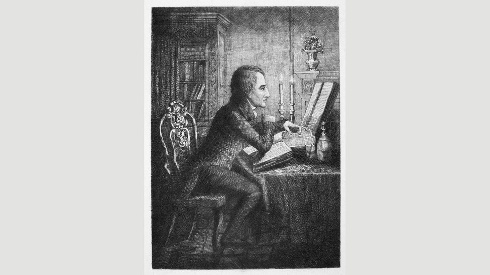 An etching after a 1835 drawing of Charles Lamb (Credit: Granger, NYC. /Alamy) An etching after a 1835 drawing of Charles Lamb (Credit: Granger, NYC. /Alamy)