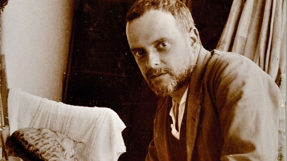 Paul Klee was a young artist at the beginning of his career when the Angelus Novus was exhibited in 1920 – the year in which this picture was taken (Credit: Getty Images) Paul Klee was a young artist at the beginning of his career when the Angelus Novus was exhibited in 1920 – the year in which this picture was taken (Credit: Getty Images)
