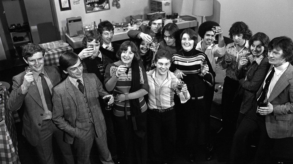 The children from Michael Apted's 7 Up. Lynn can be seen with the long hair in the middle of the picture; Nick is to the far right (Credit: BBC) The children from Michael Apted's 7 Up. Lynn can be seen with the long hair in the middle of the picture; Nick is to the far right (Credit: BBC)