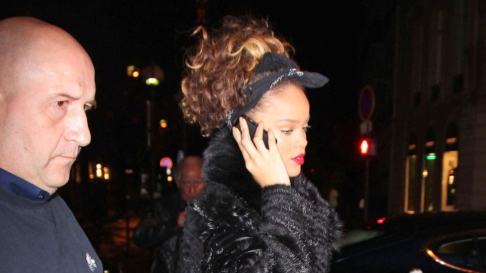 Singer Rihanna still carries a flip-phone. (Credit: Alamy) Singer Rihanna still carries a flip-phone. (Credit: Alamy)