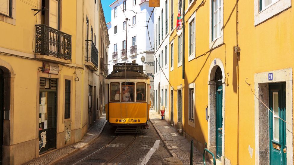 Trams criss-cross the entire city and are a great way to get up some of the steeper hills (Credit: Alamy) Trams criss-cross the entire city and are a great way to get up some of the steeper hills (Credit: Alamy)
