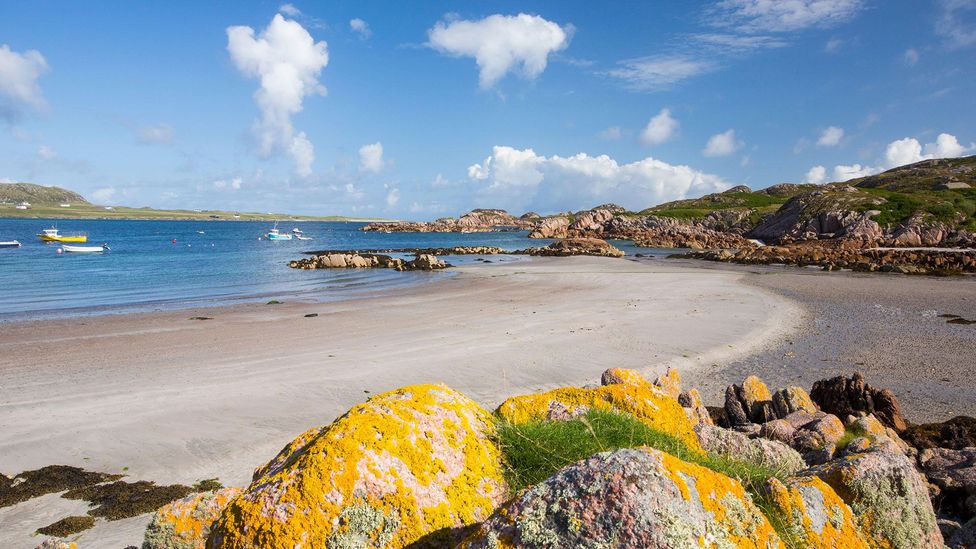It is thought that monks from the remote Scottish island of Iona were The Book of Kells’ original artists (Credit: Alamy) It is thought that monks from the remote Scottish island of Iona were The Book of Kells’ original artists (Credit: Alamy)