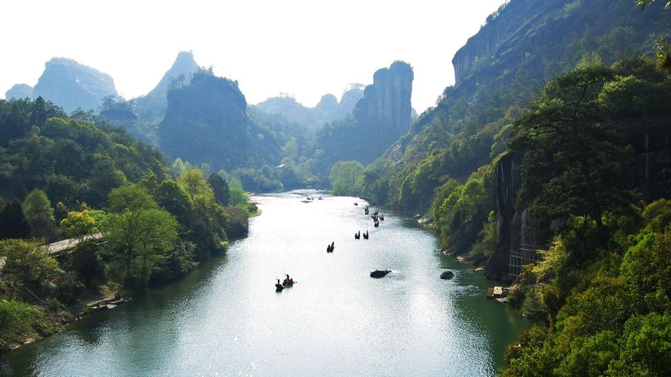 Wuyishan is a misty riverside town in Fujian, southern China (Credit: Hamish Symington/Wikipedia)