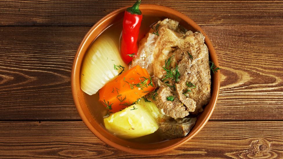 Khashlam is a stew of boiled lamb and vegetables (Credit: Alexander Mychko/Alamy)