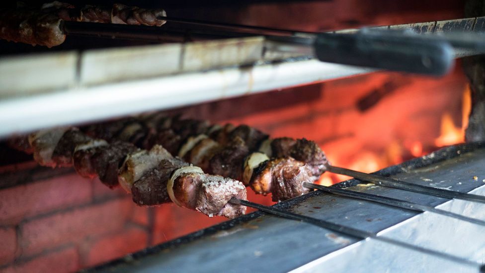 Churrascaria Barranco's kitchen is equipped with a churrasqueira (Credit: Roberto Baibich)