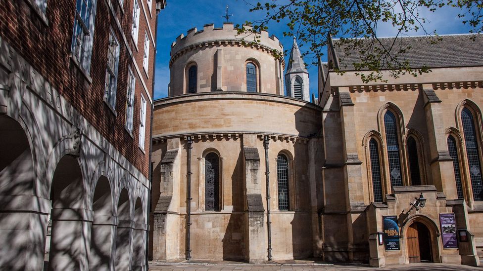 The circular western nave of Temple Church makes it one of four round churches remaining in Britain today (Credit: Amanda Ruggeri)