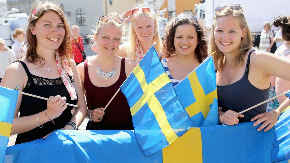 Patriotism ahead of the royal wedding in Stockholm, Sweden. (Credit: Chris Jackson/Getty Images)