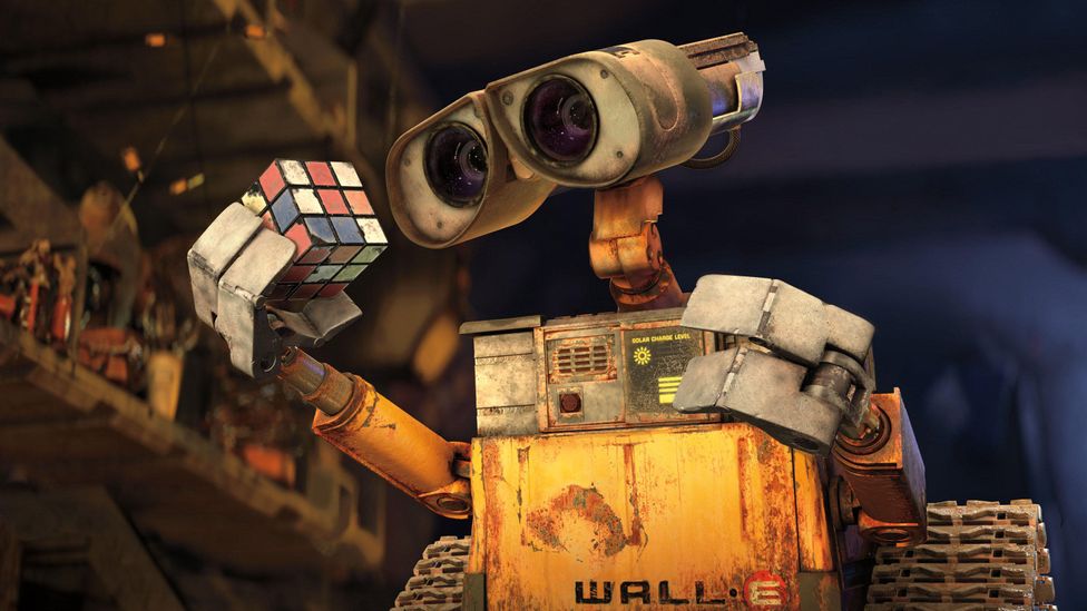 A smart human helper? Star of the film, small waste collecting robot 'WALL-E' from Walt Disney Studios Motion Pictures, Pixar Animation Studios. (Credit: Alamy). A smart human helper? Star of the film, small waste collecting robot 'WALL-E' from Walt Disney Studios Motion Pictures, Pixar Animation Studios. (Credit: Alamy).