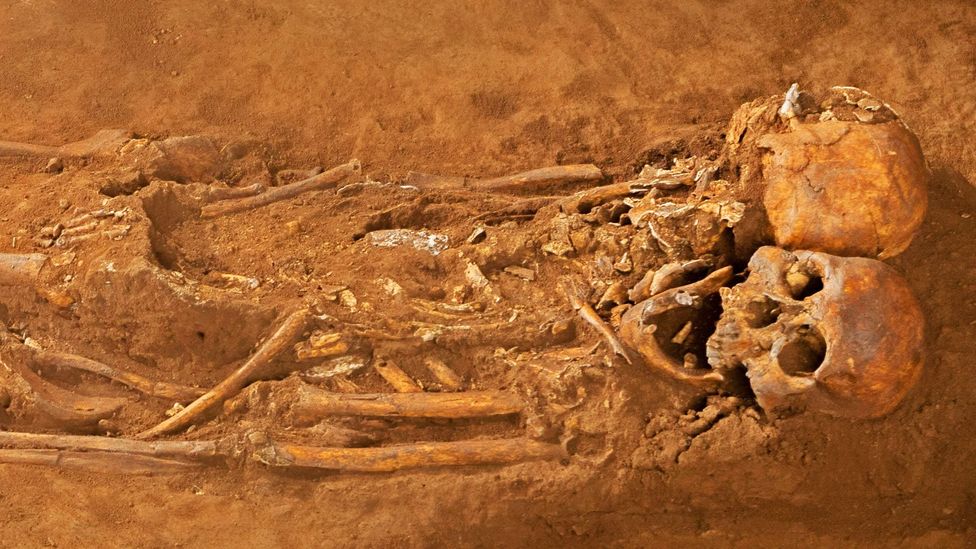 Skeletons were discovered in Gua Harimau (Credit: Reynold Sumayku)