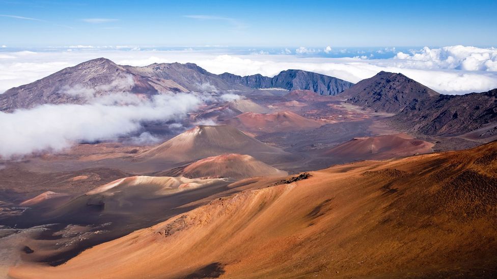 Haleakalā National Park sits atop a volcano on the island of Maui (Credit: William Brooks/Alamy)