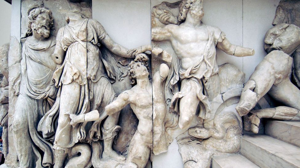 Above all monuments, Pergamon’s Great Altar expressed the splendour of the Attalids (Credit: Alamy) Above all monuments, Pergamon’s Great Altar expressed the splendour of the Attalids (Credit: Alamy)
