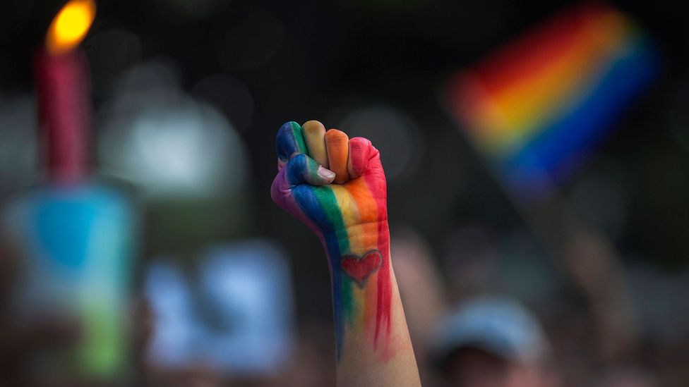 gay pride rainbow flag colors