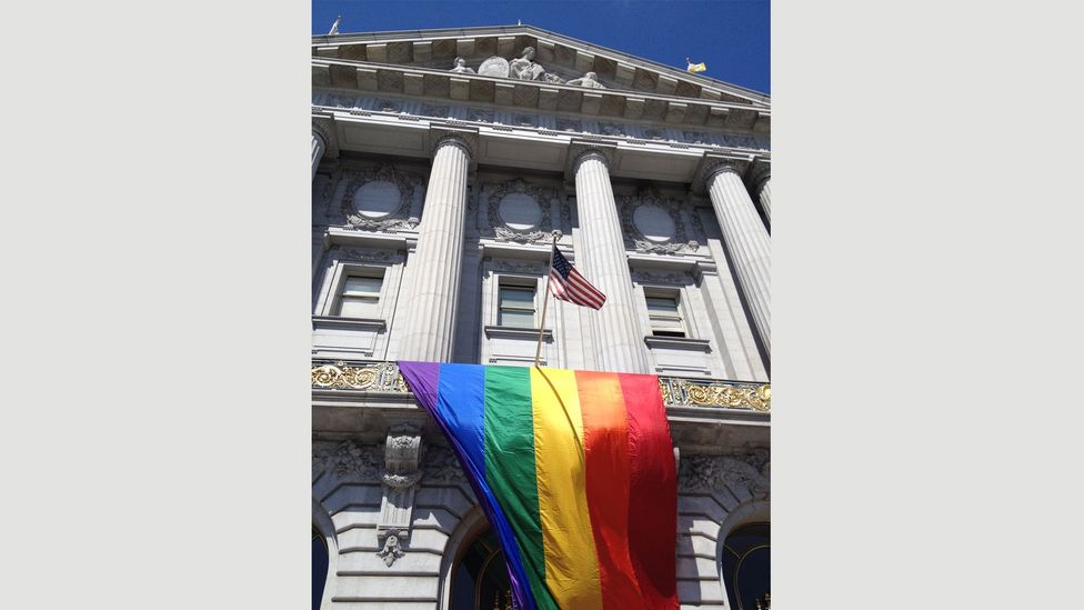 Gay activist Harvey Milk was killed in San Francisco City Hall in 1978 (Credit: Getty Images) Gay activist Harvey Milk was killed in San Francisco City Hall in 1978 (Credit: Getty Images)