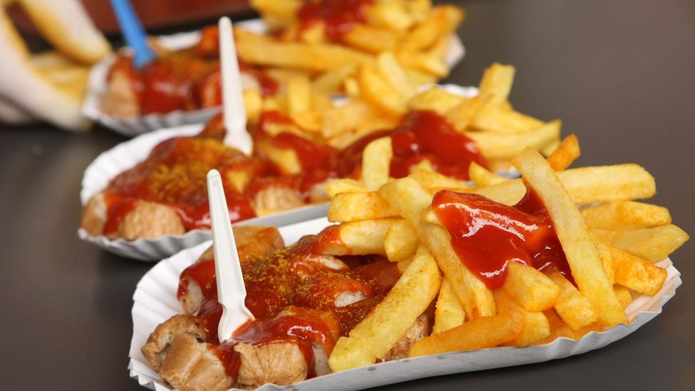 Currywurst is so iconic to Berlin, there is even a museum dedicated to it (Credit: Adam Berry, Stringer/Getty)