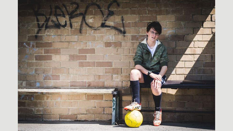 "Knowledge is a tool to help you build stuff, to create change," says Oliver, aged 12. "With knowledge you can accept" (Credit: Emma Leslie) "Knowledge is a tool to help you build stuff, to create change," says Oliver, aged 12. "With knowledge you can accept" (Credit: Emma Leslie)