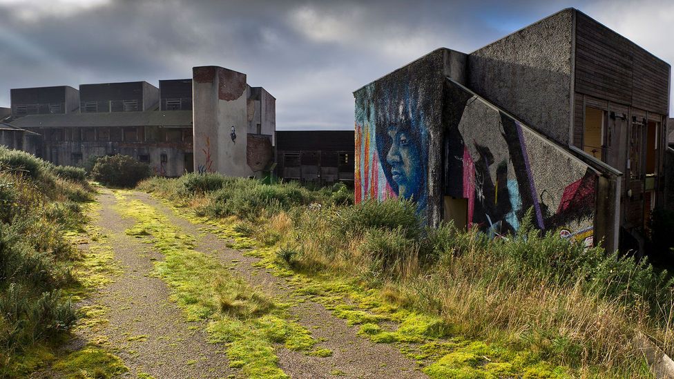 Polphail in Scotland was constructed during the 1970s as accommodation for around 500 staff at a nearby oil platform works, but the works never opened. Polphail in Scotland was constructed during the 1970s as accommodation for around 500 staff at a nearby oil platform works, but the works never opened.