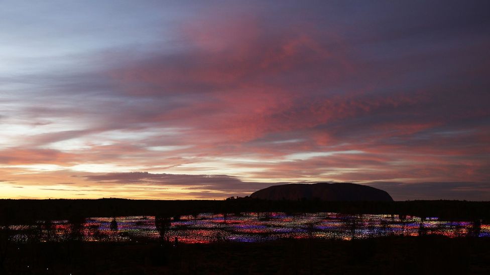 The Indigenous Land Corporation helped Munro bring Field of Light to Uluru (Credit: Mark Pickthall) The Indigenous Land Corporation helped Munro bring Field of Light to Uluru (Credit: Mark Pickthall)