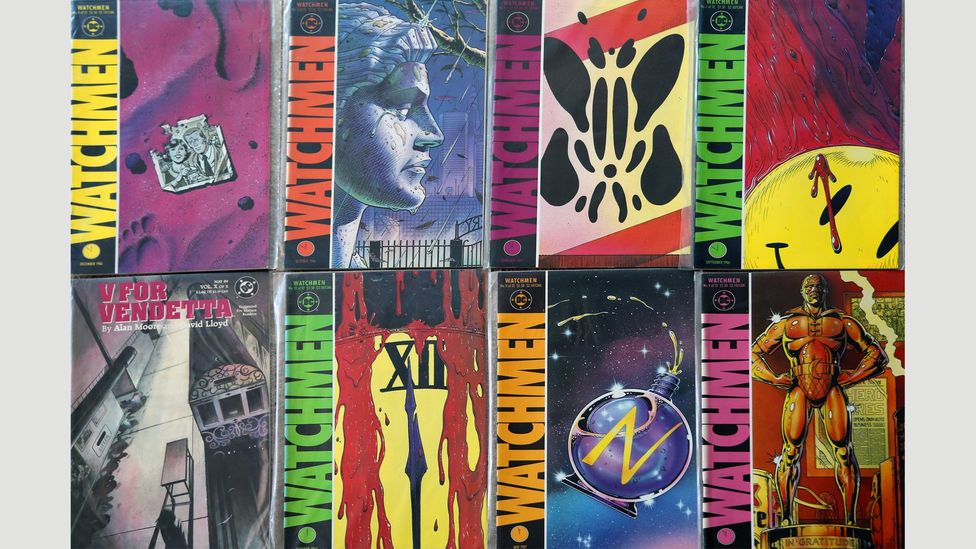 The Watchmen comics first appeared 30 years ago in the summer of 1986 (Credit: Alamy)