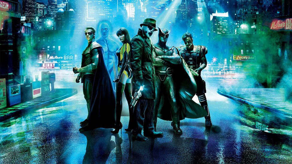 A film adaptation from 2009 was directed by Zach Snyder and was praised for its visual style – though its appeal to the uninitiated was limited (Credit: DC)