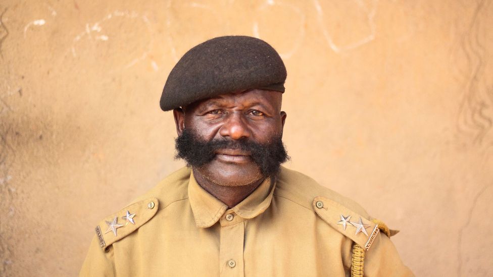 Pascal is a local Siddi guide who takes visitors around the villages in Karnataka (Credit: Neelima Vallangi) Pascal is a local Siddi guide who takes visitors around the villages in Karnataka (Credit: Neelima Vallangi)