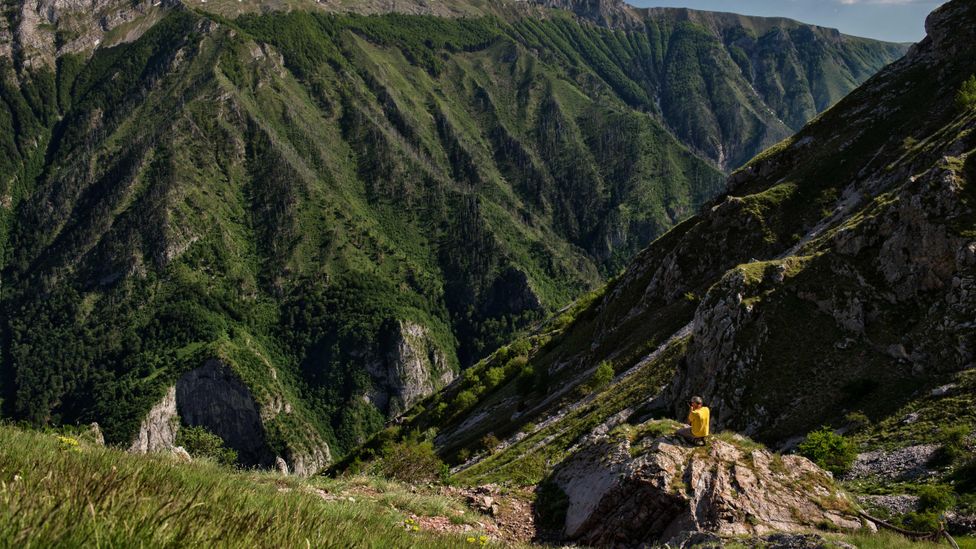 Admiring the vastness of the mountains near Lukomir (Credit: Roberto Nistri / Alamy)