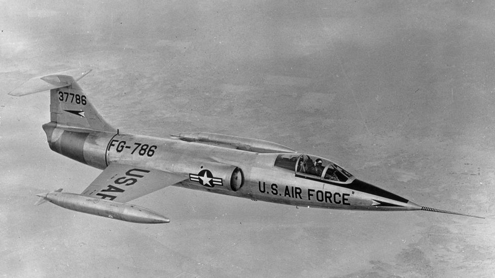 The F-104 was the first jet to fly at twice-the-speed of sound for sustained periods (Credit: Getty Images) The F-104 was the first jet to fly at twice-the-speed of sound for sustained periods (Credit: Getty Images)