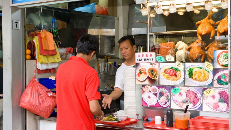 Food courts and restaurants in Singapore offer free access to chilli sauce (Credit: Antony Souter/Alamy) Food courts and restaurants in Singapore offer free access to chilli sauce (Credit: Antony Souter/Alamy)