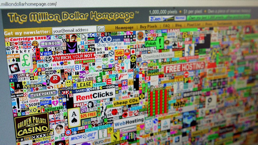 The Million Dollar Homepage was a simple idea - sell ad space at $1 per pixel (Credit: Getty Images)