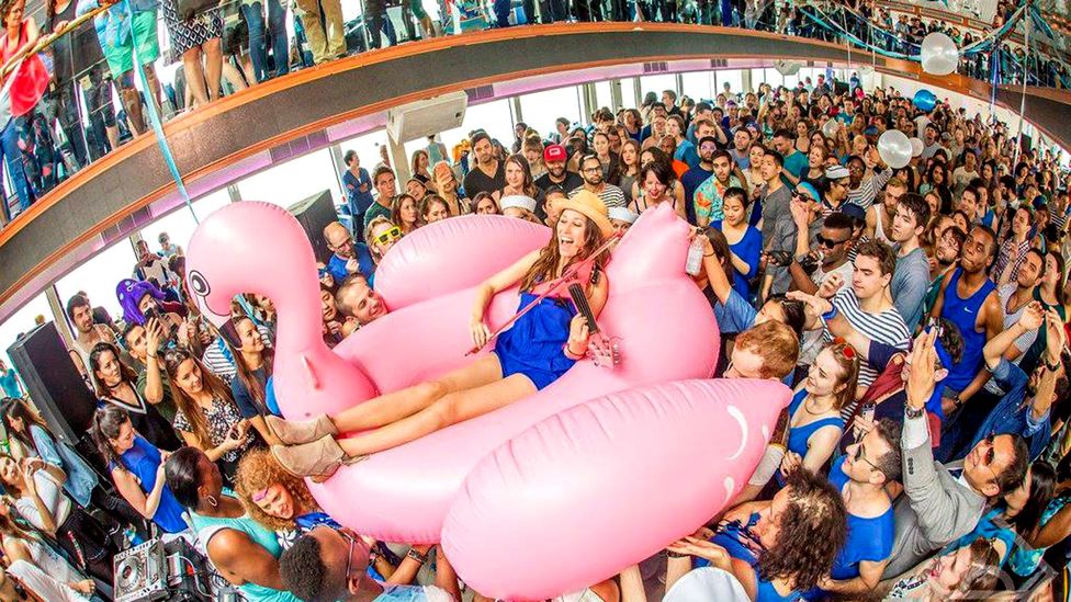 After starting in New York, Daybreaker’s morning raves have caught on in cities from Seattle to Hong Kong (Credit: Andrew Rauner) After starting in New York, Daybreaker’s morning raves have caught on in cities from Seattle to Hong Kong (Credit: Andrew Rauner)