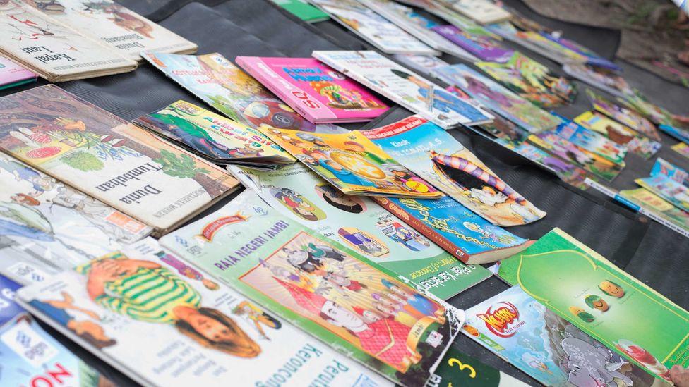 The Book Boat contains almost 4,000 books onboard (Credit: Theodora Sutcliffe) The Book Boat contains almost 4,000 books onboard (Credit: Theodora Sutcliffe)