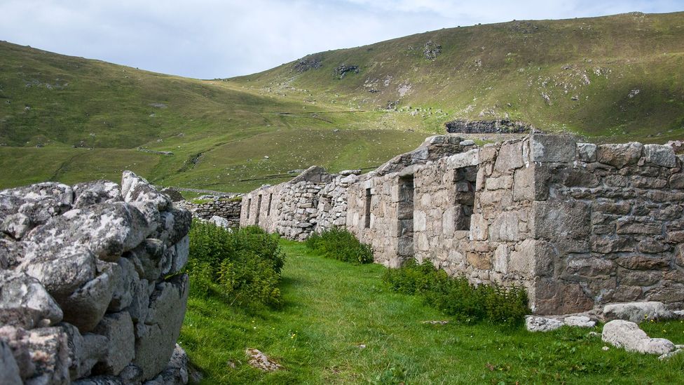 ‘The Street’, the main path in the village, is still lined with 19th-century stone houses today (Credit: Amanda Ruggeri) ‘The Street’, the main path in the village, is still lined with 19th-century stone houses today (Credit: Amanda Ruggeri)