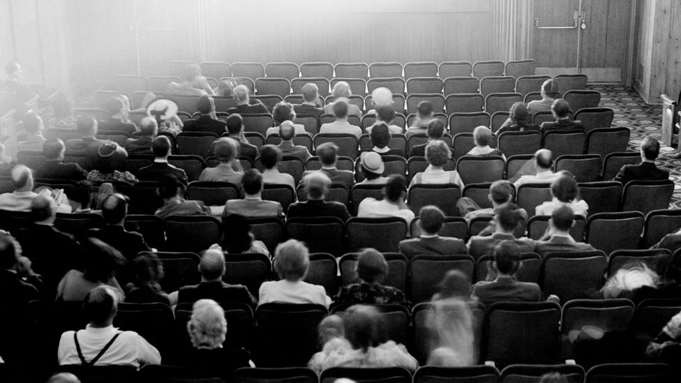 Few of Cornell's audience noticed the 'ghost' flit across the screen (Credit: Alamy) Few of Cornell's audience noticed the 'ghost' flit across the screen (Credit: Alamy)