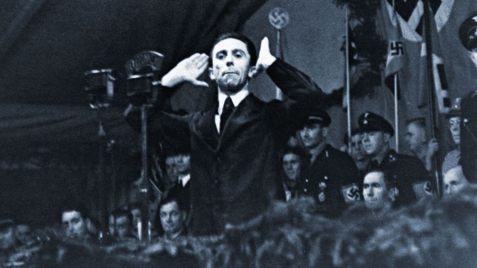 The 'illusion of truth' can be a dangerous weapon in the hands of a propagandist like Joseph Goebbels (Credit: Getty Images)