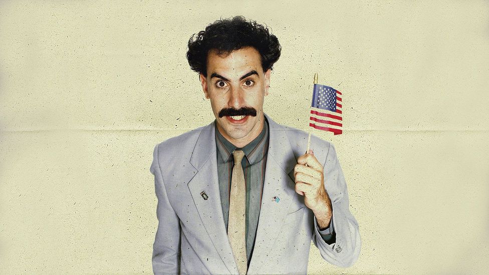 american flag borat suit