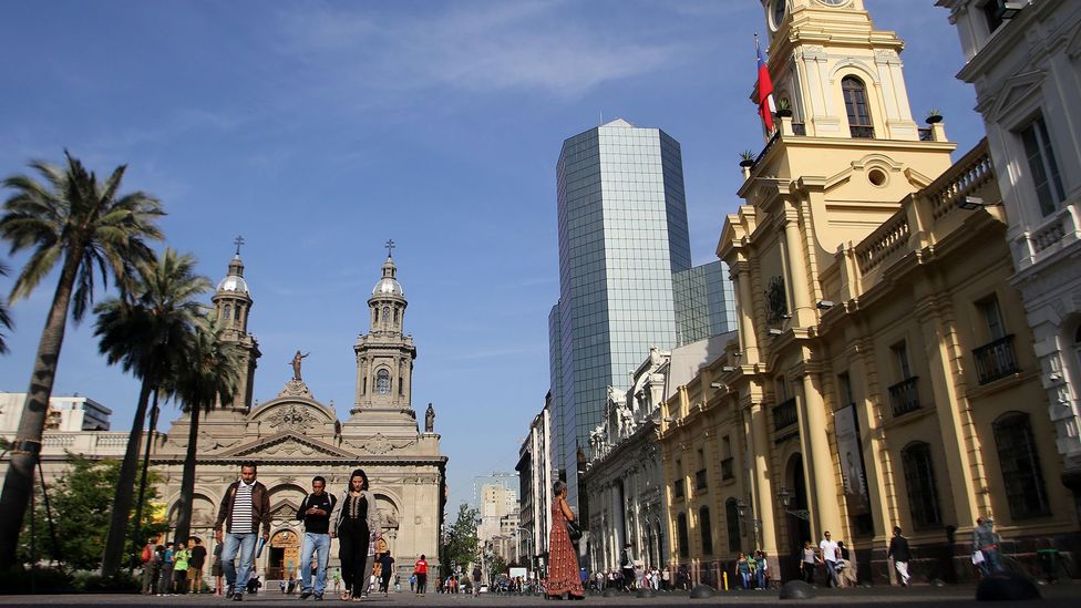 The Plaza de Armas was originally the centre of Santiago (Credit: Claudio Reyes/AFP/Getty Images)