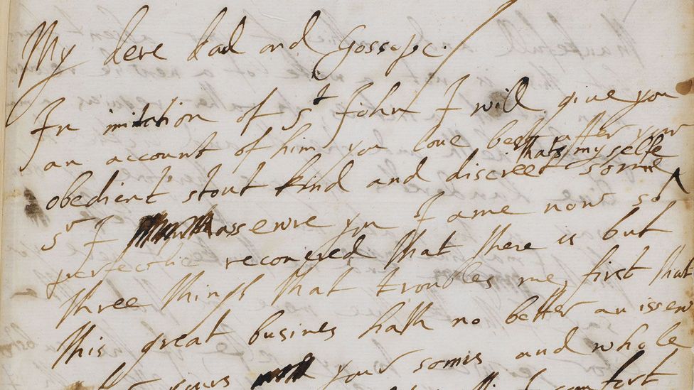 George Villiers to James I, 29 August 1623 (Credit: British Library) George Villiers to James I, 29 August 1623 (Credit: British Library)